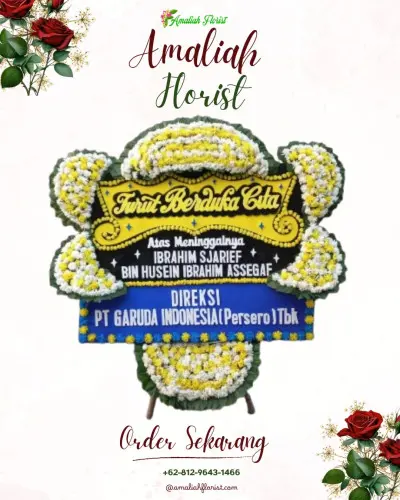 Papan Bunga Duka di Gombong
