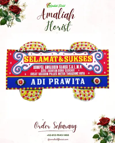 Karangan Bunga Ucapan Selamat di Gombong