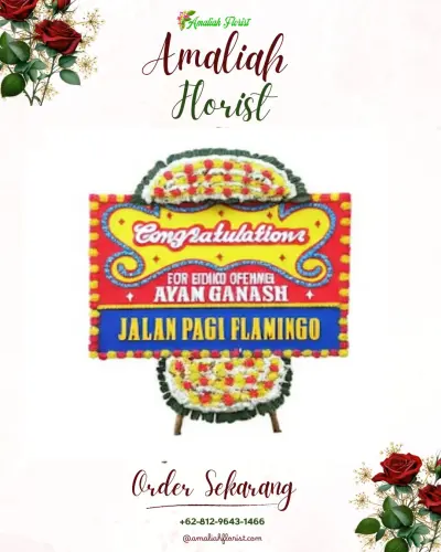 Bunga Papan Congratulation di Gombong